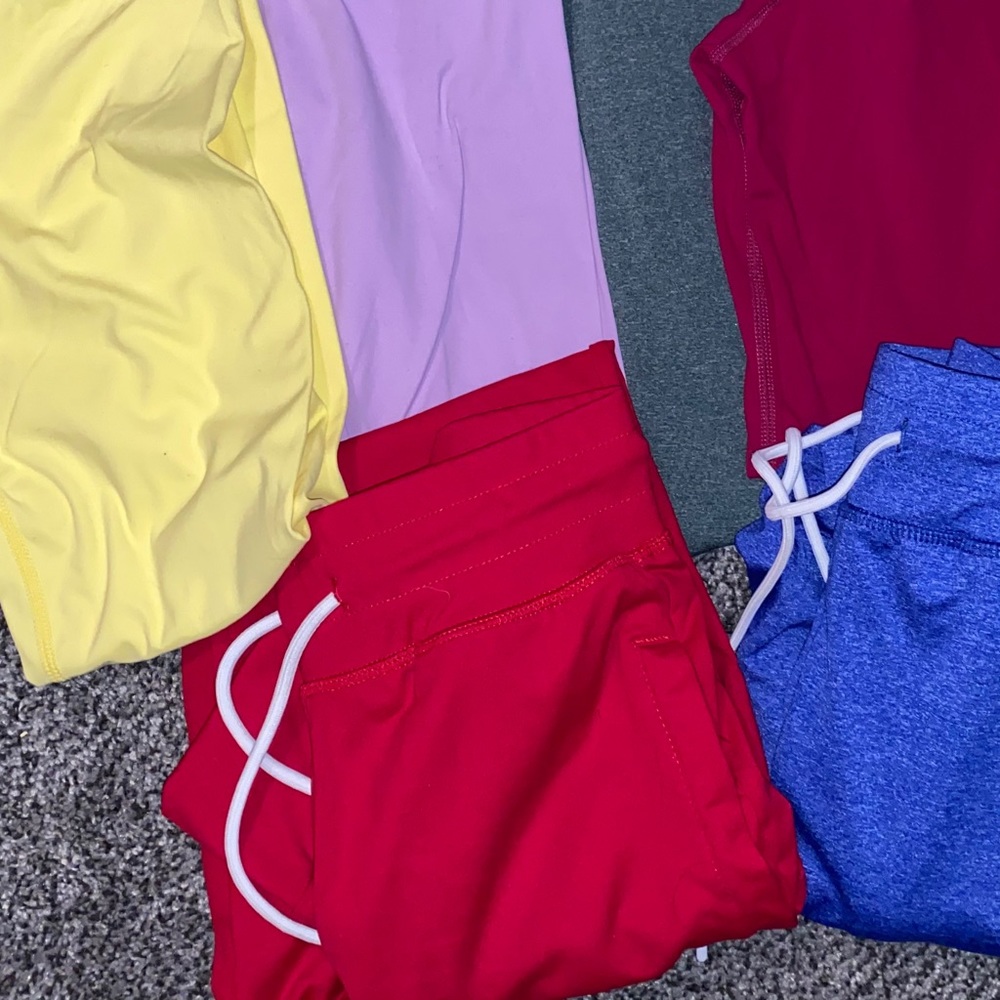 Red Joggers
